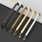 Asidrama 10 Pack 7.5 Inch(192mm) Brushed Brass Kitchen Cabinet Handles, Cabinet Pulls Kitchen Cabinet Hardware for Cupboard Drawer Pulls