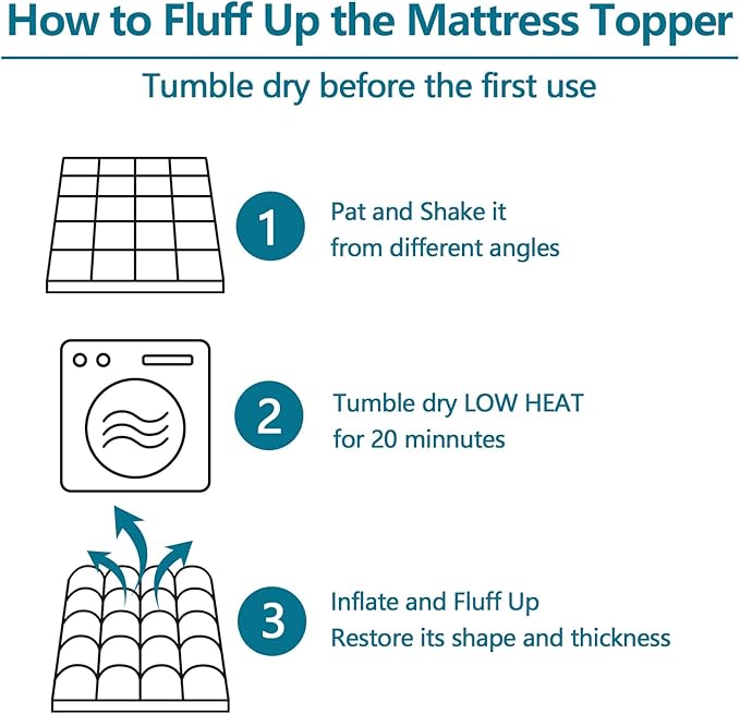 CHOKIT King Mattress Topper, Extra Thick Pillow Top Mattress Pad for Back Pain Relief, Cooling Bed Topper Mattress Cover with 8-21 Inch Deep Pocket
