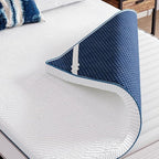 LINSY LIVING 3 Inches Twin Memory Foam Mattress Topper, Cooling Gel-Infused Swirl Memory Foam, Soft Bed Topper with Tencel™ Cover, CertiPUR-US and Oeko-TEX Certified, 74" L * 38" W * 3" H