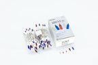 Brite Star 100 Lt String to String Lights, Red/Clear/Blue, White Wire (Set of 2)