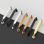 Asidrama 10 Pack 3.75 Inch(96mm) Brushed Gold Kitchen Cabinet Handles, Cabinet Pulls Kitchen Cabinet Hardware for Cupboard Drawer Pulls