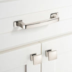 Khtumeware 10 Pack Polished Nickel Cabinet Pulls & Drawer Handles - 3-3/4 Inch, Kitchen Cabinet Hardware