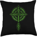 Nordic Scandinavian Legends Old Norse Mythology Celtic Cross Throw Pillow