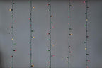 Brite Star 100 Count Mini String Christmas Lights, Multi - 22 feet Indoor/Outdoor Christmas Tree Lights with Green Wire