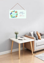 Personalized Sign Butterfly Sign For Girls Room Farmhouse Decor Butterflies Wall Art Home Decor For Kids Room,Custom Name Door Art Decor Decorative Plate for Boys Bedroom