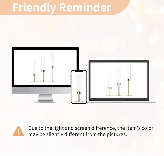 Nuptio Gold Candlestick Holder Tall Hurricane Candle Holder Set of 3 Taper Candle Holders Candle Stand Glass Cover Candlesticks Holders Table Centerpiece for Wedding Party Birthday Christmas Decor