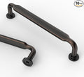 Asidrama 10 Pack 5 Inch(128mm) Oil Rubbed Bronze Kitchen Cabinet Handles, Cabinet Pulls Kitchen Cabinet Hardware for Cupboard Drawer Pulls