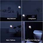 iBetterLife Sensor LED Mushroom Night Light Plug-in Wall Dream Bed Room Nightlight for Adults Kids Cute Mushroom Lamp Cottagecore Decor for Bedroom, Bathroom, Stairs, Hallway Corridor, Warm White