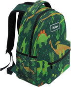 Custom Children's Name School Backpack Personalized Schoolbag Green Dinosaur Travel Bag for Teens Girls Boys