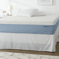 Amazon Basics Memory Foam Mattress, Medium Firm, Cooling Gel, Full Size Mattress, CertiPUR-US® Certified Foam, 75 x 54 x 12 inches, White/Gray