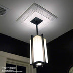 Ekena Millwork CM12BRGDF 12 1/2"OD X 3 7/8"ID X 3/4"P Bradford Ceiling Medallion Fits Canopies Up to 6 5/8", Gobi Desert
