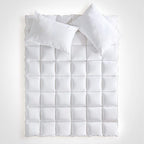 SLEEP ZONE King Size Cotton Mattress Pad, Super Soft Pillow Top Mattress Topper, Thick Fluffy Mattress Cover Deep Pocket 8-21 inches, King, White Cotton Top, King(78X80)