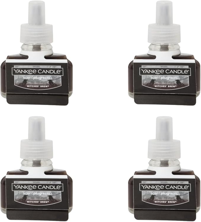 Yankee Candle Scent Plug Refill, Witches Brew (Pack of 4)