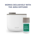 Aera Mini Home Hygiene Linen and Lemon - Essential Oil for Home – Citrus and Clean Laundry Fragrance - Notes of Lemon Peel, Copaiba and Pine - Scent Refill - Capsule Size Works with Mini Diffuser