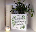 Inspirational Wood Signs, Wooden Box Sign Desk Decor, Home Table Decor, Rustic Farmhouse Decor, Maya Angelou Saying - I've Learned that... People Will Never Forget How You Made Them Feel