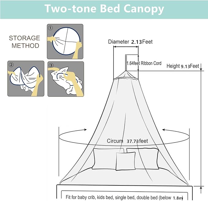 Eimilaly Two-Tone Bed Canopy Stars Glow in The Dark Pink Purple, Mosquito Net Bed Canopy for Girls Room Decor, Single Door