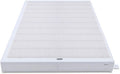 Amazon Basics Smart Box Spring Bed Base, 5-Inch Height Mattress Foundation, Tool-Free Easy Assembly, King, 79"L x 75.5"W x 5"H, White