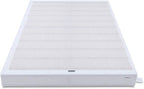 Amazon Basics Smart Box Spring Bed Base, 5-Inch Height Mattress Foundation, Tool-Free Easy Assembly, Twin, 74"L x 38"W x 5"H, White