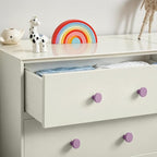 Ravinte 1 Pack Cabinet Knobs Purple Kitchen Cabinet Knobs Round Dresser Drawer Pulls Closet Door Pulls 1-1/5 Inch