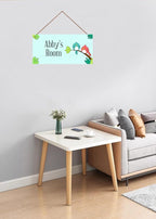 Personalized Birds Sign Vintage Tree Signs Retro Wall Art Decoration Exquisite Decorative Signs Custom Name for Kids Room Wall Art Decor Nursery Decor For Girls Boys Bedroom