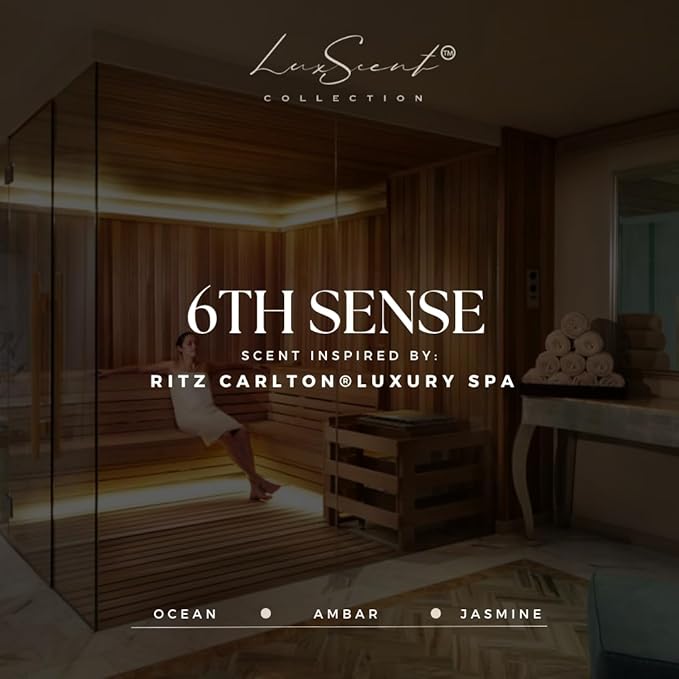 Aroma Diffuser Oil 500ML 6Th Sense - Waterless Essential Oil for diffusers - Luxury Hotel Fragrance - Oils for Aromatherapy - Fits in Any Diffuser (500ML, 6Th Sense)