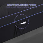 ABENE Twin XL 3 Inch Dual Layer Memory Foam Mattress Topper for College Dorm, 2 Inch Memory Foam Plus 1 Inch Pillowtop Mattress Pad with Deep Pocket, Soft Support for Pressure Relief, Black