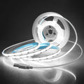 Aclorol USB COB LED Strip Lights for TV 5V USB Powered LED Tape Lights Daylight White 6.56FT 320Leds/M 6000K COB Flexible Light Strip TV Led Backlight for Bedroom Under Cabinet Kitchen DIY