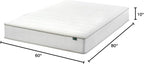 ZINUS 10 Inch Foam and Spring Hybrid Mattress [New Version], Queen, Fiberglass Free, Medium Firmness, Durable Support, Certified Safe Foams & Fabric, Mattress in A Box