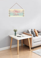 Personalized Sign Girls Bedroom Pretty Flowers Personalized Name Door Sign Wall Art Décor Wood Plaque Sign Wall Decor