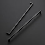 Ravinte 3 Pack Black Matte Cabinet Pulls and Handles - 18 Inch Square, Drawer Pulls, Kitchen Cabinet Hardware