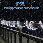 33FT White LED Rope Lights Outdoor,Flexible Tube Rope Lights Plug in,Connecting Rope Lights for Deck,Patio,Camping,Porch,Christmas Holiday Decoration