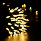 Brizled Color Changing Christmas Lights, 33ft 100 LED Connectable, 12 Modes Warm White & Multicolored Xmas Tree Lights with Remote, Dimmable for Indoor/Outdoor Decor