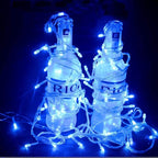 66Ft 200LED Blue Christmas Lights Plug in,Connectable Christmas Tree Lights,8 Modes String Lights Indoor Outdoor for Halloween Tree Party Bedroom Garden Decor (Clear Wire)