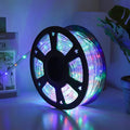 50ft 360 LED Waterproof Rope Lights, 110V Connectable Indoor Outdoor Colored Led Rope Lights for Outside, Deck, Patio, Pool, Camping, Bedroom Decor, Landscape Lighting and More (Multicolor)