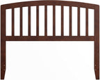 AFI Richmond Full Size Headboard with Attachable Charger in Walnut