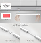 Under Cabinet Lighting Plug in, 12 Inch 4 Pcs, Linkable AC120V 3CCT 3000K/4000K/5000K Ultra Slim, LED Under Cabinet Lights for Counter Light, Kitchen, Shelf, Sink, Workshop, Desk, White