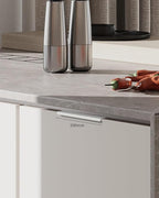 5 Pack 8 inch self Adhesive Cabinet pulls Adhesive Cabinet Handles Drawer pulls Warm White Stick on Finger pulls Concealed Finger pulls for cabinets Seam Handles Edge Flat