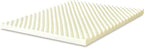 ZINUS 2 Inch Copper Cooling Memory Foam Mattress Topper with Airflow Design, King, White