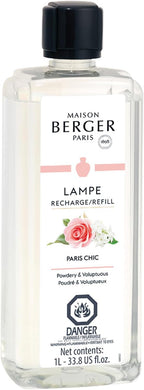 Paris Chic - Lampe Berger Fragrance Refill for Home Fragrance Oil Diffuser - 33.8 Fluid Ounces - 1 Liter