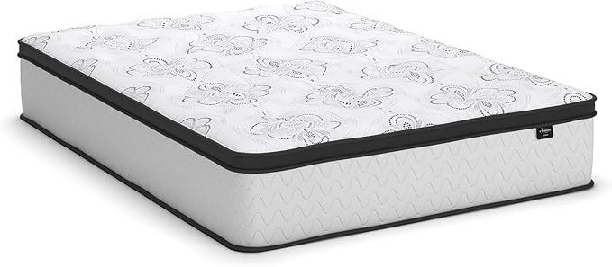 Ashley Chime Full Mattress Hybrid 12 Inch Firm Memory Foam for Pressure Relief, Mattress In a Box with Cooling Gel, Fiberglass Free
