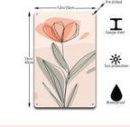 Metal and Tin SignsElegant Floral Prints for Home Decor Bedroom and Bathroom Wall Decoration 12x16inch Tin Sign