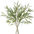 Melorca&Guilla Artificial Plants,6PCS 39" Green Eucalyptus Faux Branches for Vase,Faux Greenery Stems Artificial Plants for Shop Garden Office Home Décor (6, Green Eucalyptus)