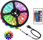 ACONDE 9.84 feet USB LED Strip Lights, DIY Indoor Decoration, TV Backlight, 24 Keys Remote