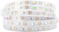 BTF-LIGHTING WS2812B IC RGB 5050SMD Pure Gold Individual Addressable LED Strip 16.4FT 150LED 30Pixel/m Flexible Full Color IP67 DC5V for DIY Chasing Color Project(No Adapter or Controller)