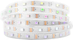 BTF-LIGHTING WS2812B IC RGB 5050SMD Pure Gold Individual Addressable LED Strip 16.4FT 150LED 30Pixel/m Flexible Full Color IP67 DC5V for DIY Chasing Color Project(No Adapter or Controller)