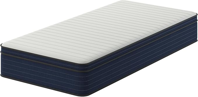 NapQueen Twin-XL Size, 12 Inch New Victoria Hybrid Cooling Gel Infused Pocket Spring and Memory Foam Mattress, Bed in a Box, CertiPUR-US Certified