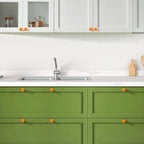 Ravinte 1 Pack Cabinet Knobs Orange Kitchen Cabinet Knobs Round Dresser Drawer Pulls Closet Door Pulls 1-1/5 Inch