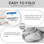 Baby Pop Up Crib Tent, Crib Net to Keep Baby from Climbing Out, Crib Canopy Cover Against Falling and Bites, Strong Frame & Soft Breathable Mesh, White+stars