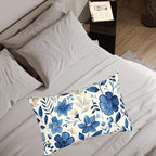 Throw Pillow Covers 16x31 Inch Pillow Covers Set of 2 Couch Pillows for Living Room, Blue Throw Pillows with Invisible Zipper, Soft Accent Pillows Decorative Pillows Farmhouse Decor, Scandinavian J334