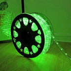 50ft 360 LED Waterproof Rope Lights, 110V Connectable Indoor Outdoor Green Led Rope Lights for Deck, Patio, Pool, Camping, Bedroom Decor, Landscape Lighting and More (Green)
